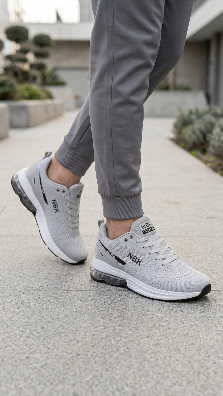 Herren Sneaker Grau NBK, Sportschuhe, Freizeitschuhe