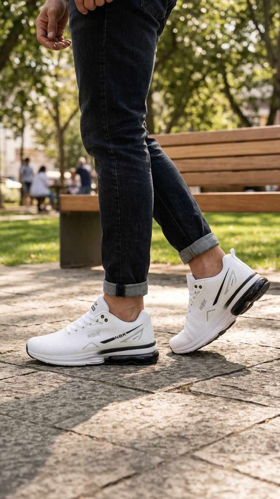 NBK Fashion Performance Sneaker – White Edition