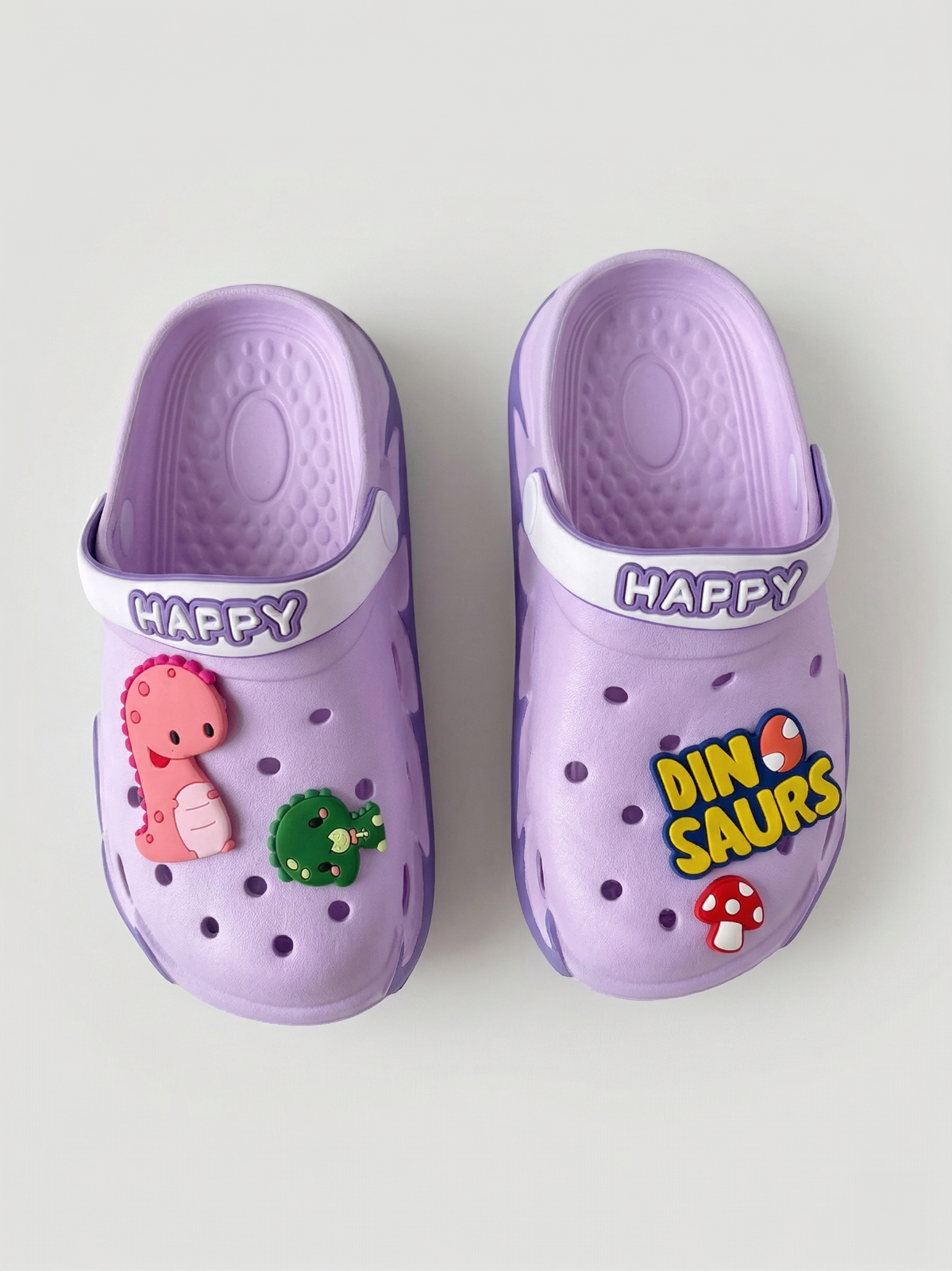 Kinderhausschuhe Clogs Mädchen / Jungen, verschiedene Farben Dino-Style