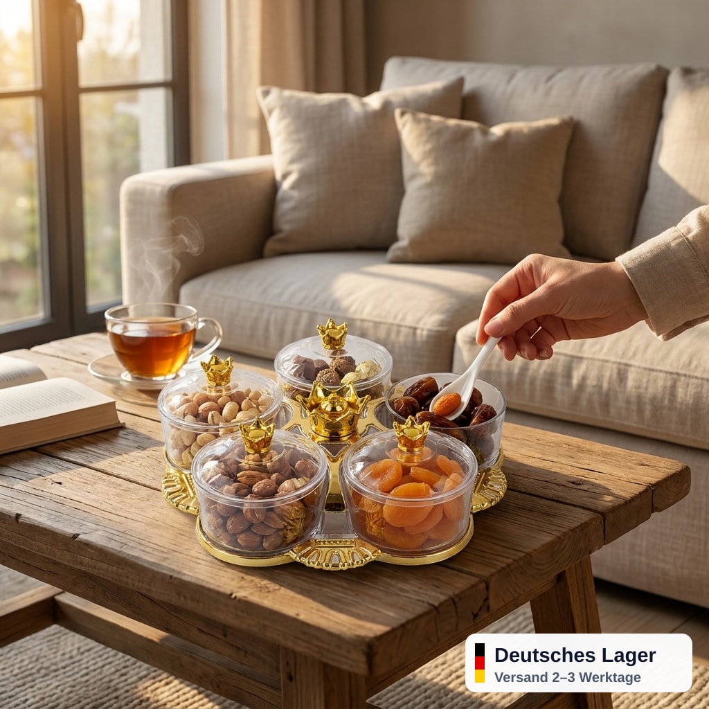 Servierplatte Snackschale 5er Set hochwertig